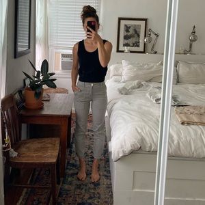 James Perse Grey Linen Pants